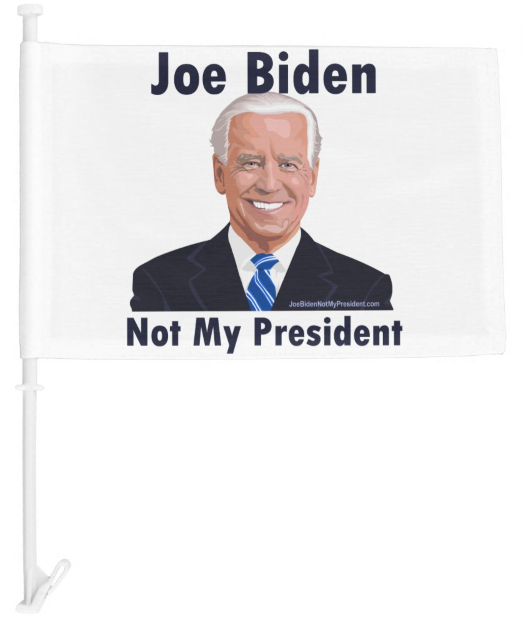 Joe Biden Not My President Car Flag