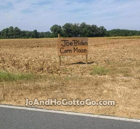 Biden Corn Maze