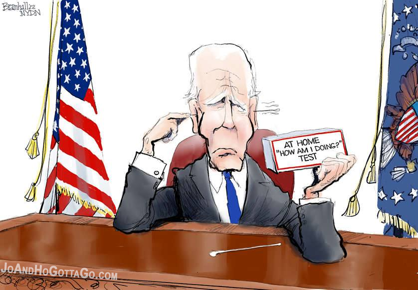 Biden Performs 1st Covid Self Test