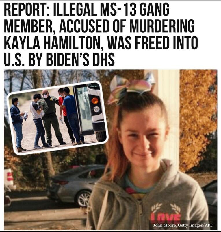 Kayla’s Murder is one of Biden’s New Illegals