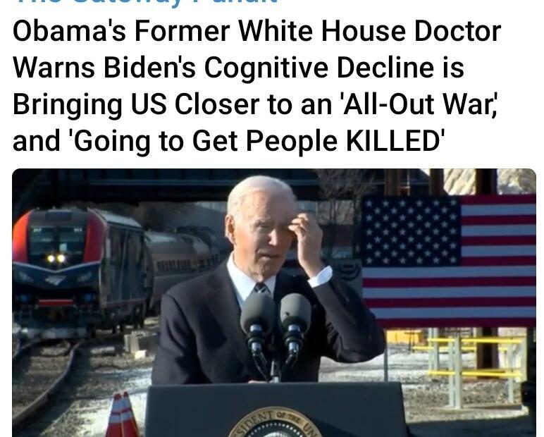 Former White House Doctor Says Biden Gonna Get Someone Killed