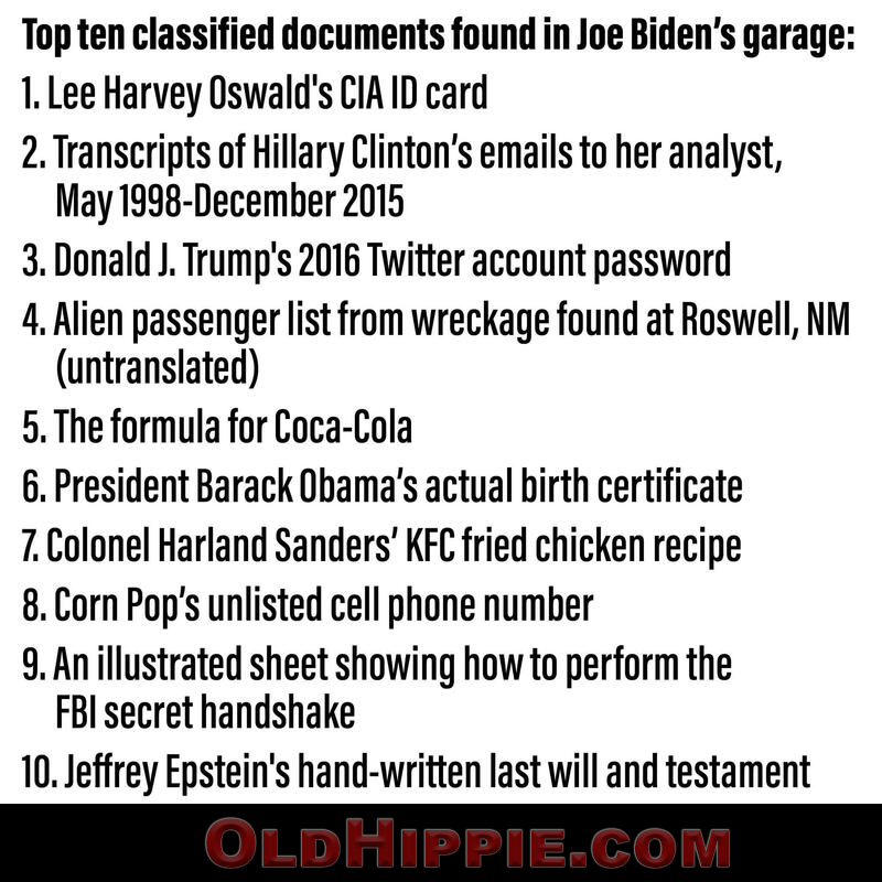 Nature of Biden’s Top Secret Files Identified