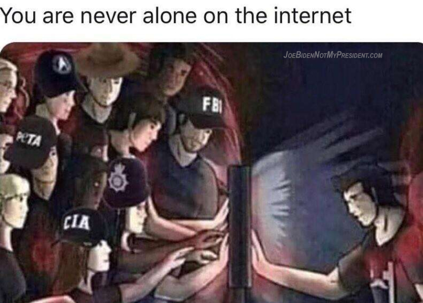You’re Never Alone on the Internet