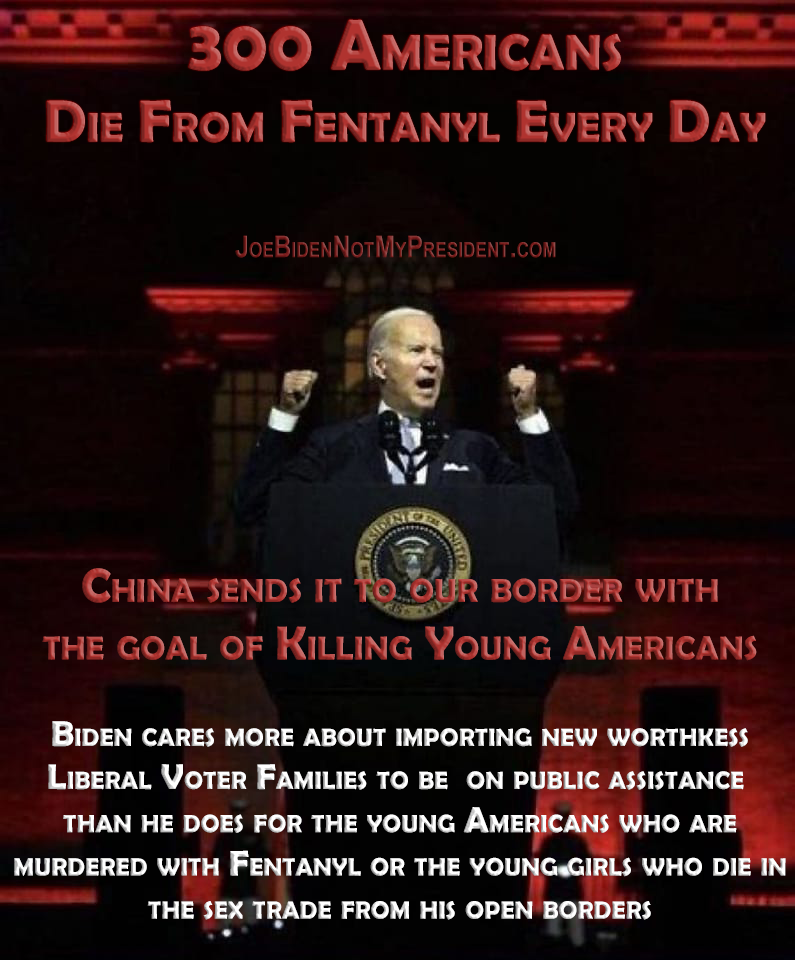 The Murders of 300 Kids Today is on Biden’s Hands