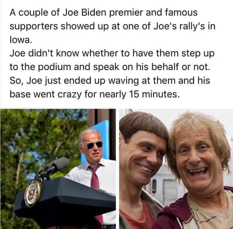 Biden’s Iowa Rally Has Special Guests