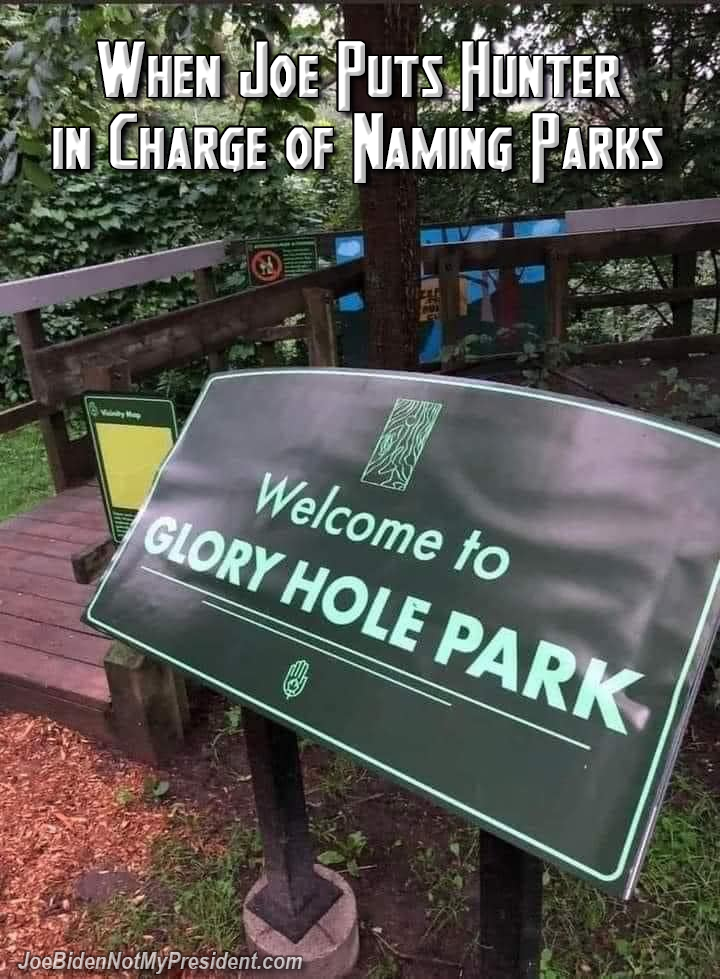 Joe Biden Allows Hunter to name a Park